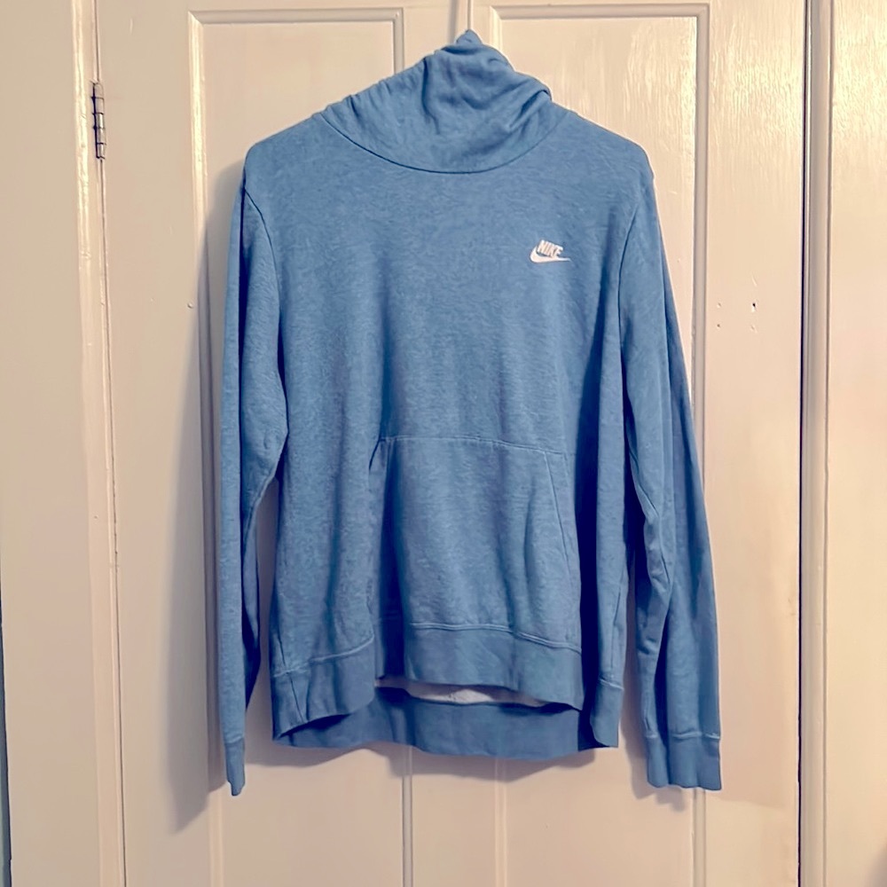 Blue Nike Cowl Neck Hoodie